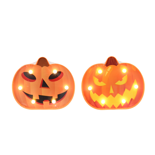 Ronis Light Up Pumpkin Battery Operated 19cm 2 Asstd