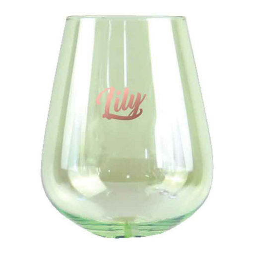 Ronis Lily Stemless Glass 13cm 600ml 2pk