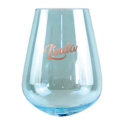 Ronis Linda Stemless Glass 13cm 600ml 2pk