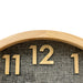 Ronis Linen Dial Wooden Wall Clock 35x35x3cm Natural