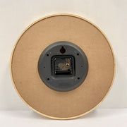 Ronis Linen Dial Wooden Wall Clock 35x35x3cm Natural