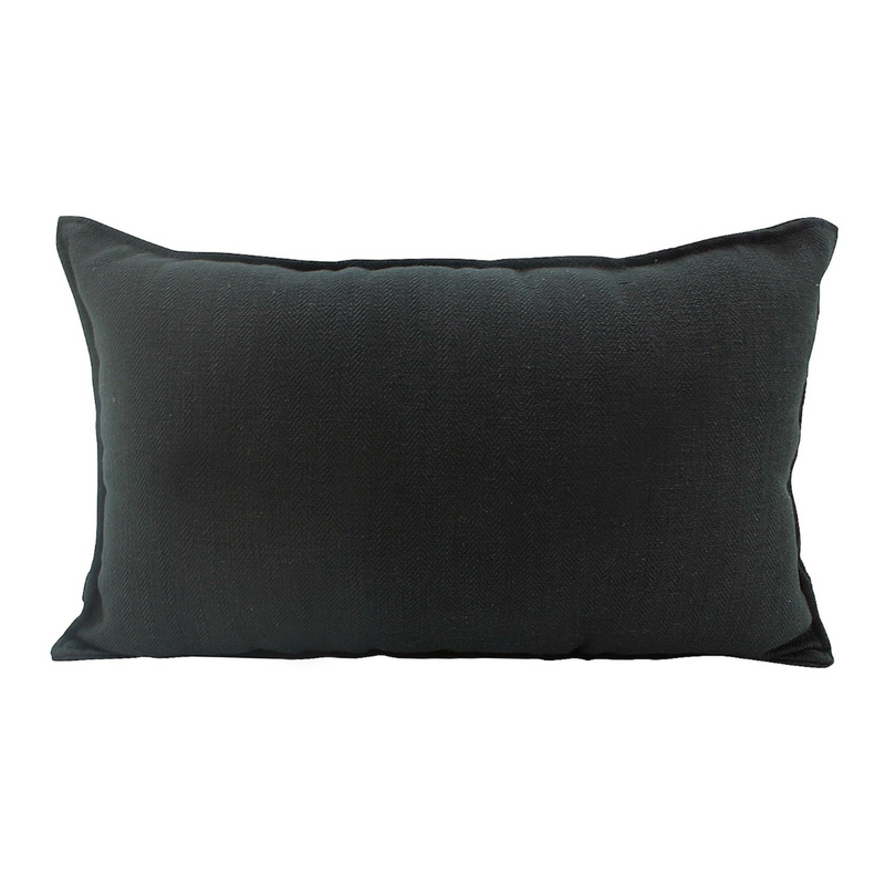 Ronis Linen Cushion 30x50cm Black