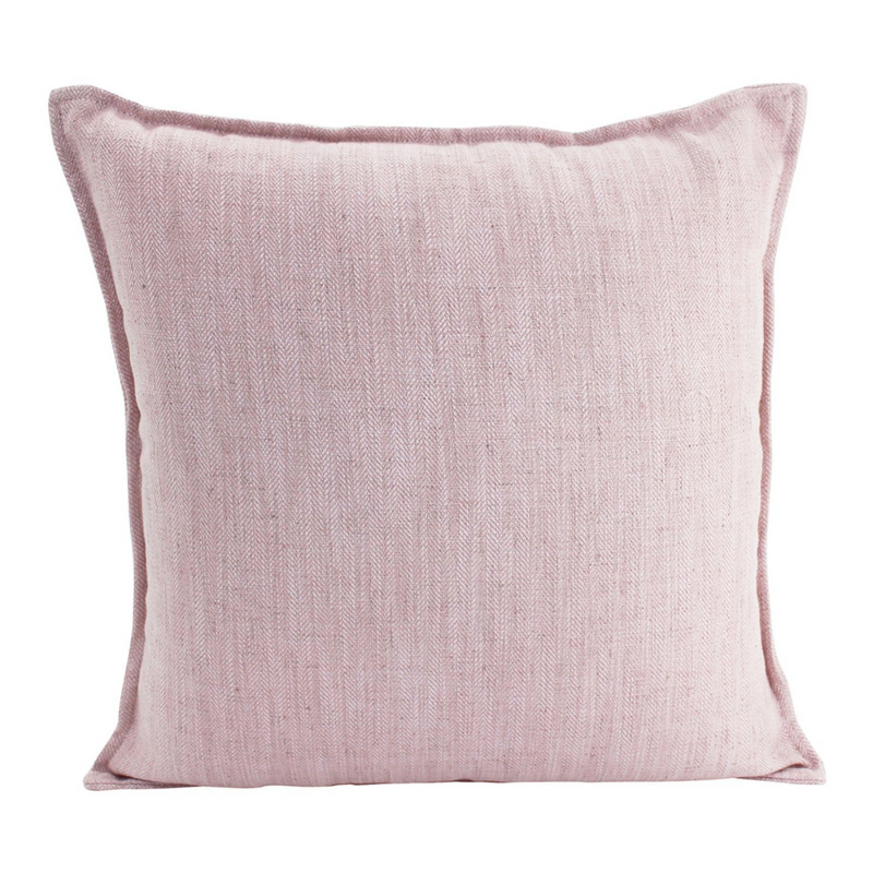 Ronis Linen Cushion 45x45cm Baby Pink