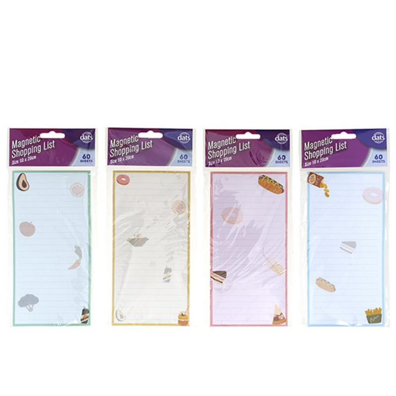 Ronis List Shopping Magnetic 60sh Assorted