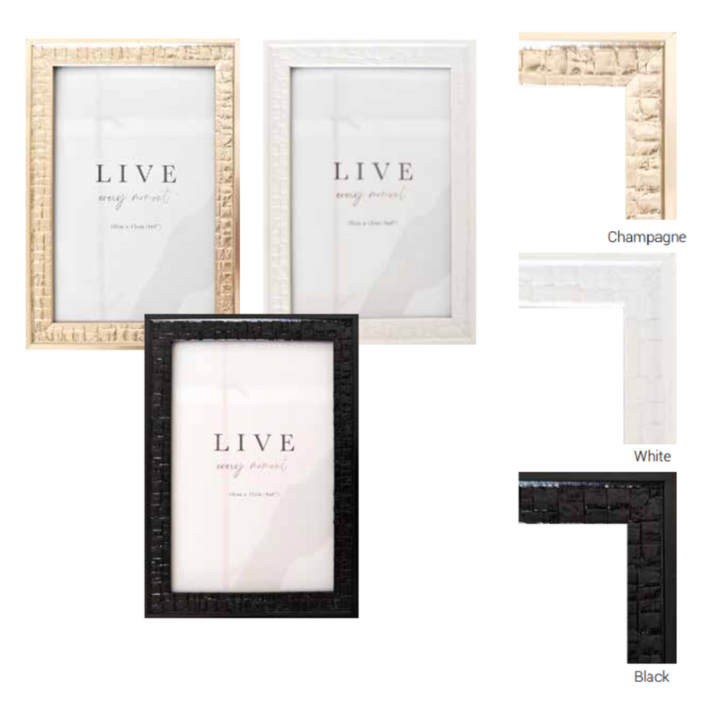 Ronis Live Every Moment Non Matted Photo Frame 13x18cm Assorted
