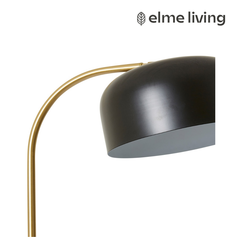 Ronis Londyn Floor Lamp 60x25x150cm Black/Brass