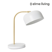 Ronis Londyn Table Lamp 32x20x41cm White/Brass