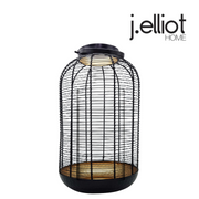 Ronis Lorne Lantern Black and Gold 25x12.5x42cm