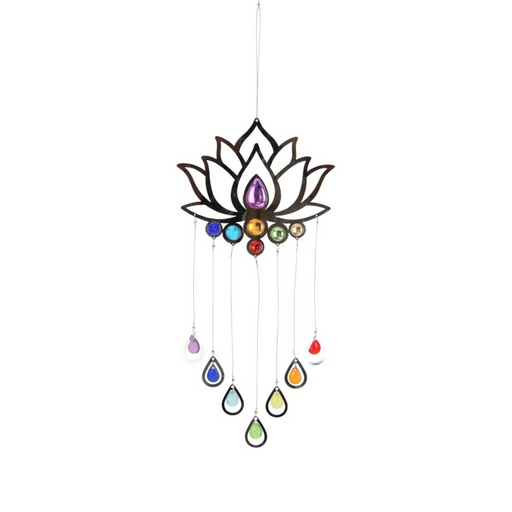 Ronis Lotus Suncatcher Hanging Beads 52cm