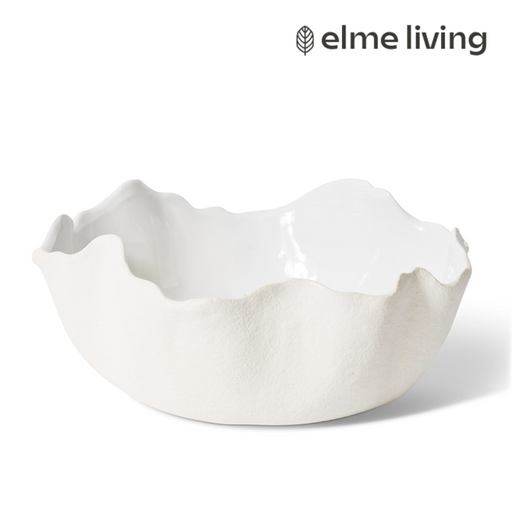 Ronis Lucia Bowl White 38x34x15cm