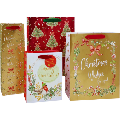 Luxurious-Red-and-Gold-Foil-Christmas-Gift-Bag-32x26x12cm-4-Asstd