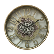 Ronis Luxurious Rotary Gears Clock 60cm