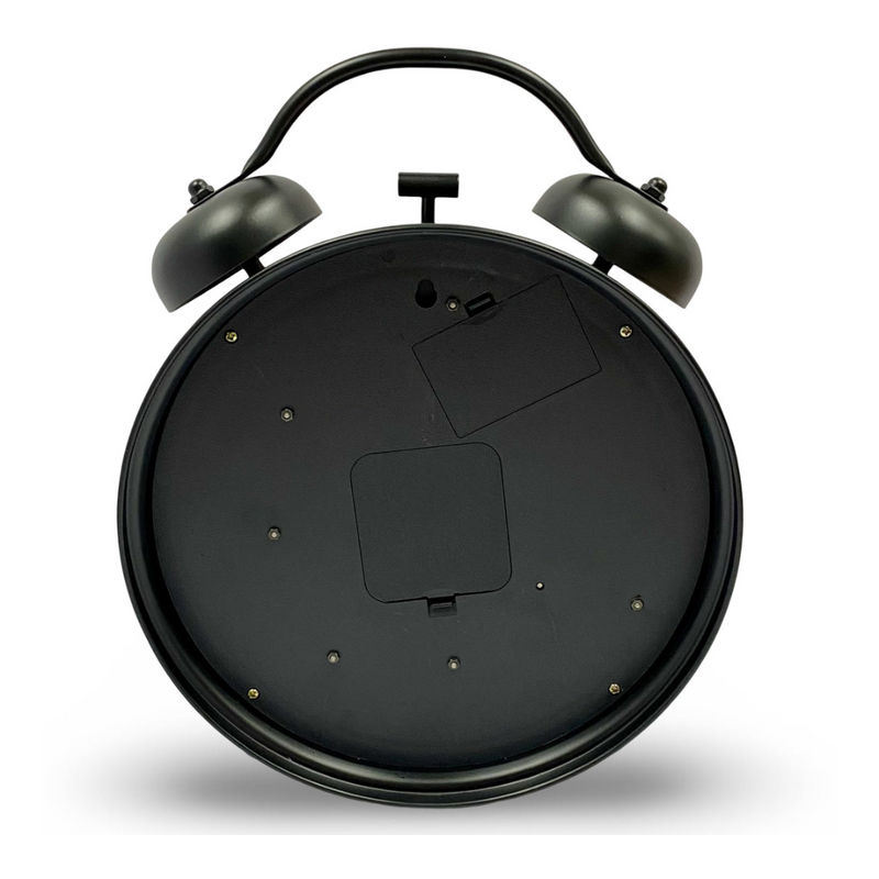 Ronis Luxurious Rotating Gears Clock 34cm Black