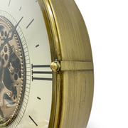 Ronis Luxurious Rotating Gears Clock 60cm Gold