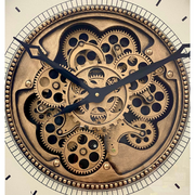 Ronis Luxurious Rotating Gears Clock 60cm Gold