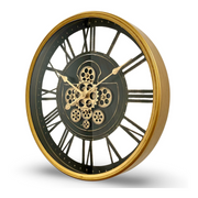 Ronis Luxurious Rotating Gears Clock 60cm