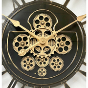 Ronis Luxurious Rotating Gears Clock 60cm