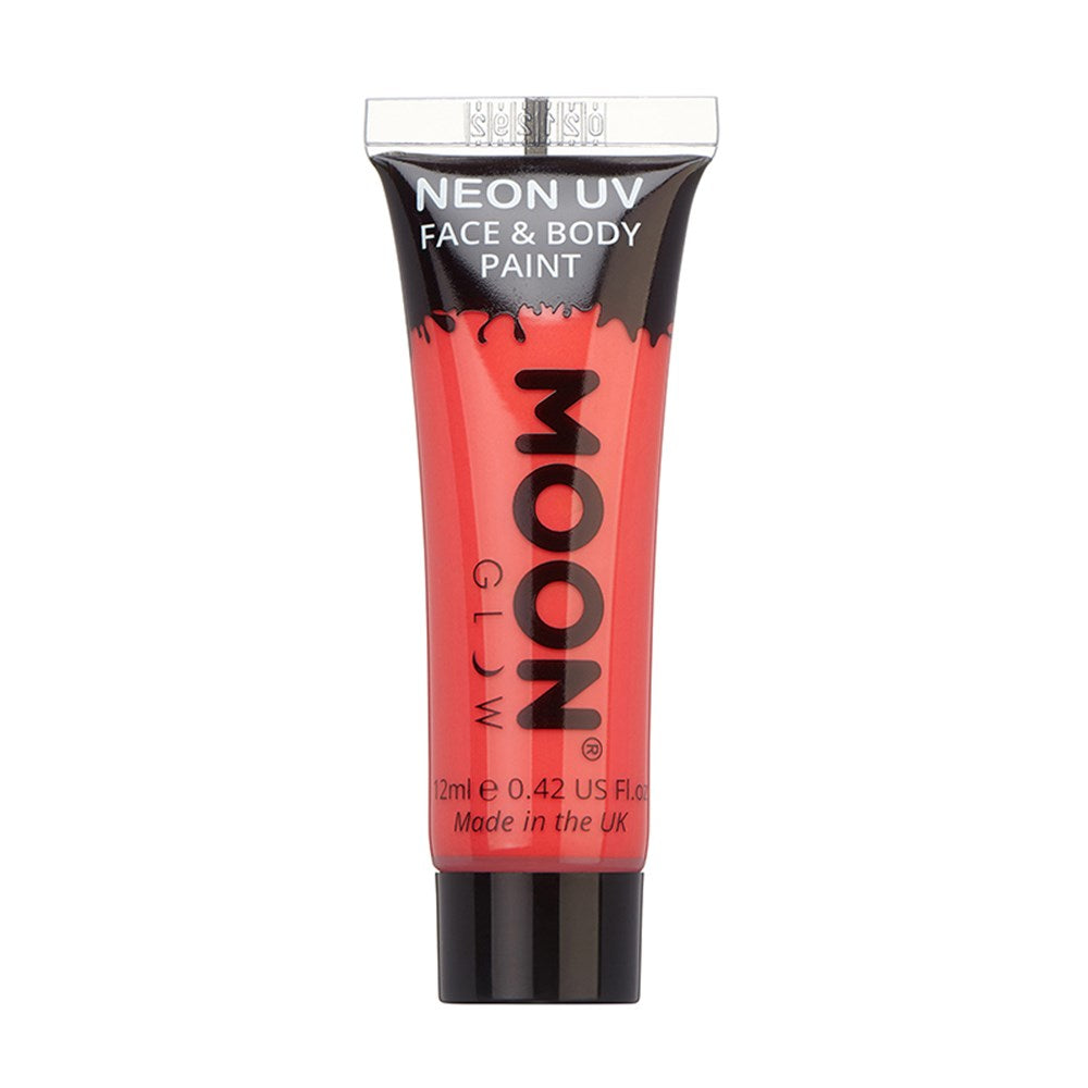 Neon Face & Body Paint Red - Bold Costume Paint — Ronis