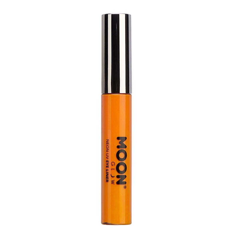 Neon UV reactive orange eyeliner