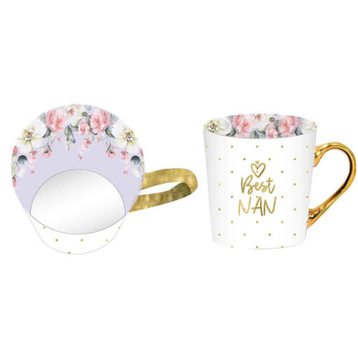 Lilac ceramic mug for Nan with Beautiful Inside/Out design