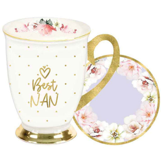 New bone china mug set for Nan with Beautiful Inside/Out design