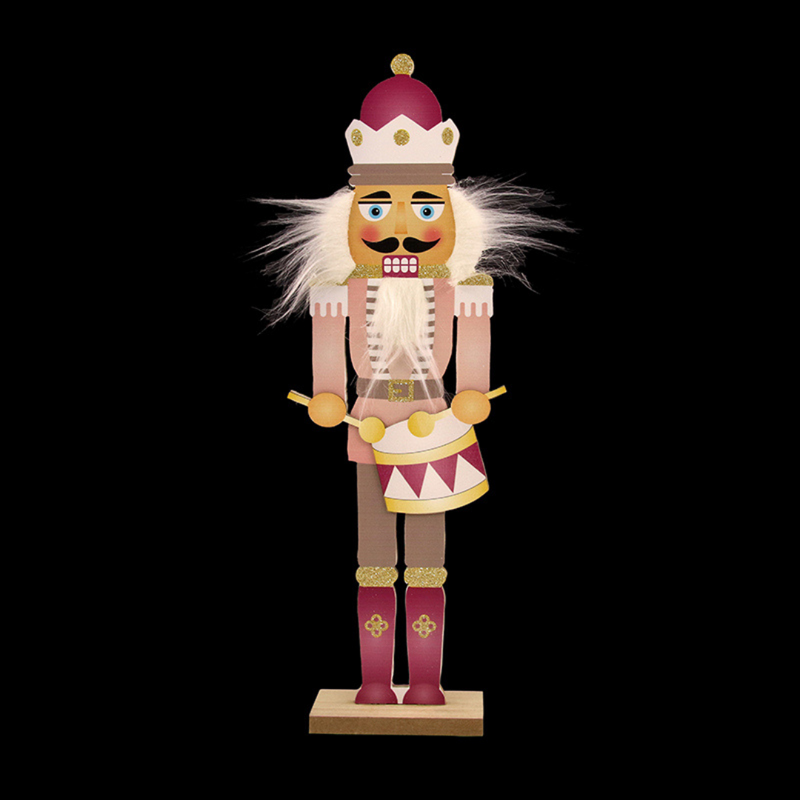 Ronis MDF Nutcracker 14.5x44.5x6cm Pink Assorted