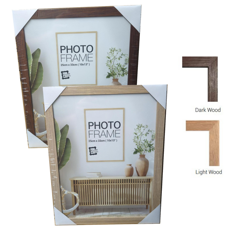 MDF Raddison photo frame 25x33cm assorted designs for prints artwork and documents