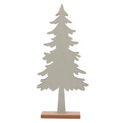 Mint MDF decorative Christmas tree 13.5x4x29cm tabletop ornament – thumbnail