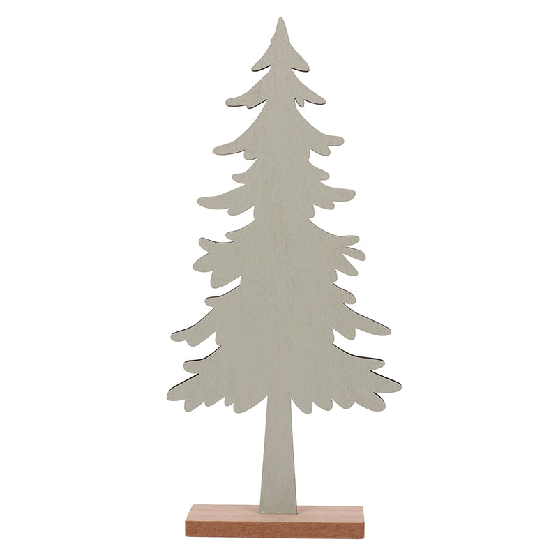Mint MDF decorative Christmas tree 13.5x4x29cm tabletop ornament