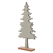 Mint MDF decorative Christmas tree 13.5x4x29cm tabletop ornament – thumbnail