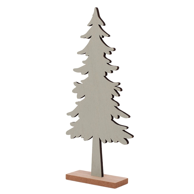 Mint MDF decorative Christmas tree 13.5x4x29cm tabletop ornament