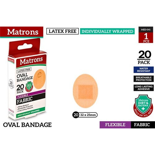 2.5cm circular fabric spot bandages