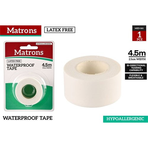 Waterproof medical tape roll