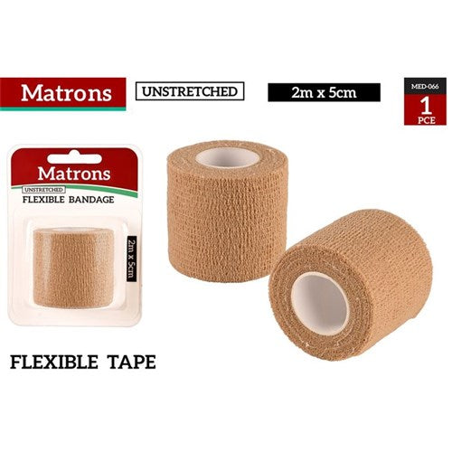 Breathable flexible fabric bandage roll