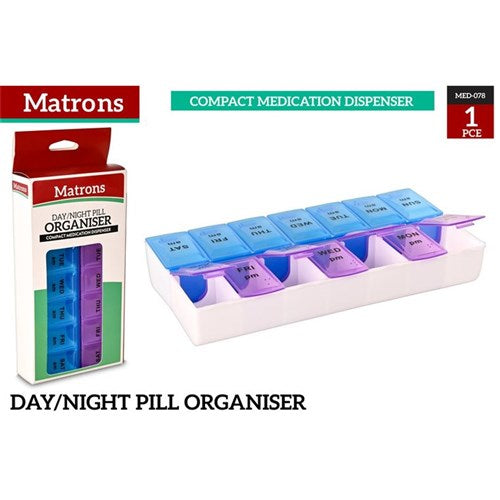 7 day AM PM pill organizer