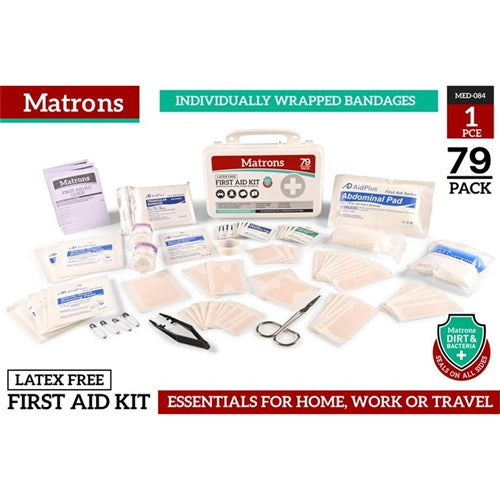 79 piece comprehensive all purpose first aid kit