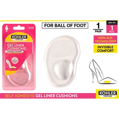 Gel ball of foot cushion pads
