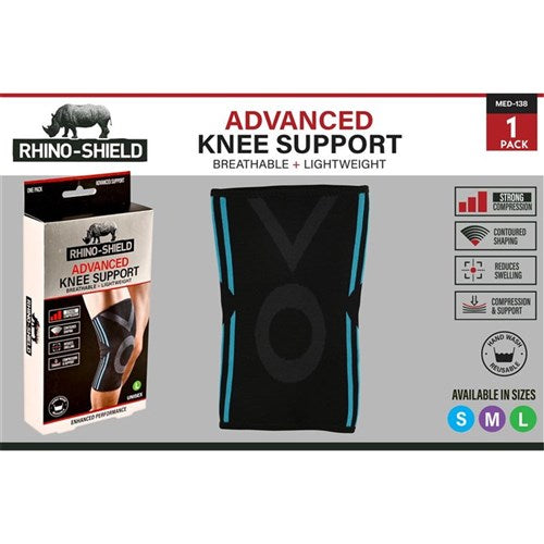 Premium knit knee support sleeve