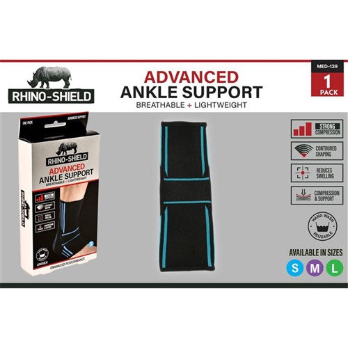 Premium elastic ankle support sleeve assorted sizes