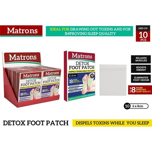Overnight herbal detox foot patches