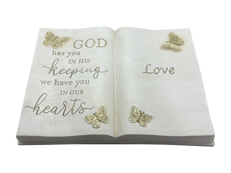 Inspirational Memorial Book Plaque 18x22cm