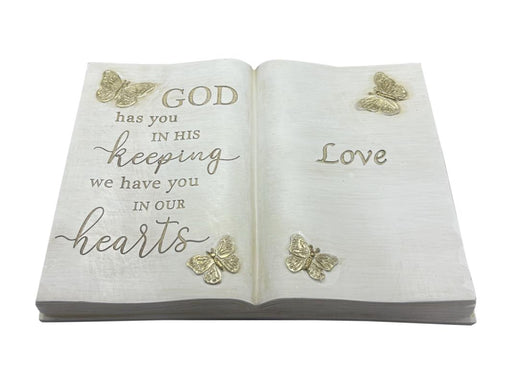 Inspirational Memorial Book Plaque 18x22cm