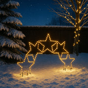 2D Lit Star Garden Arch - Warm White LED image 2