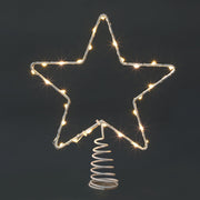 Lit Star Tree Top - Warm White LED image 2