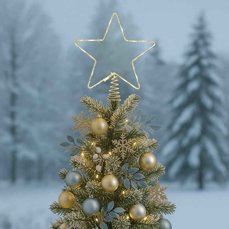 Lit Star Tree Top - Warm White LED image 3
