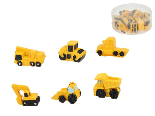 Assorted miniature construction vehicles