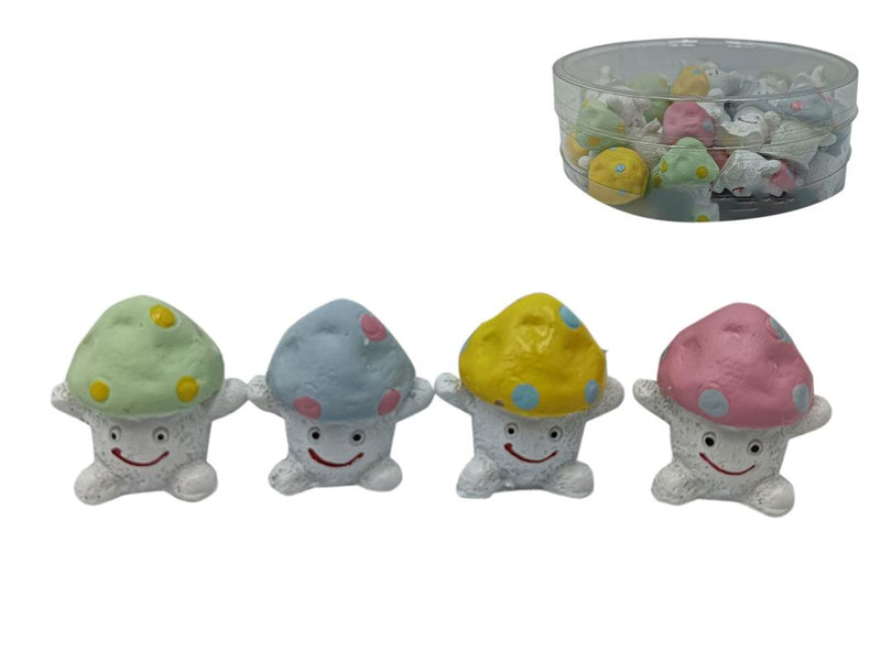 Cute Miniature Mushroom Fungi 4 Assorted