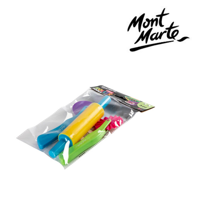 MM Clay Roller Tools 3pc set for flattening and smoothing polymer clay and air-dry clay projects