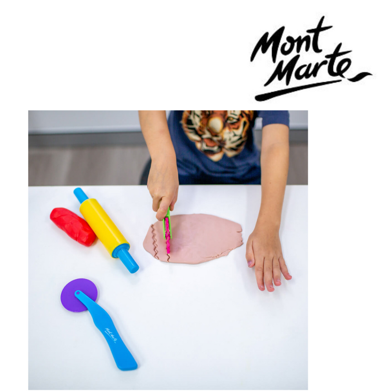 MM Clay Roller Tools 3pc set for flattening and smoothing polymer clay and air-dry clay projects