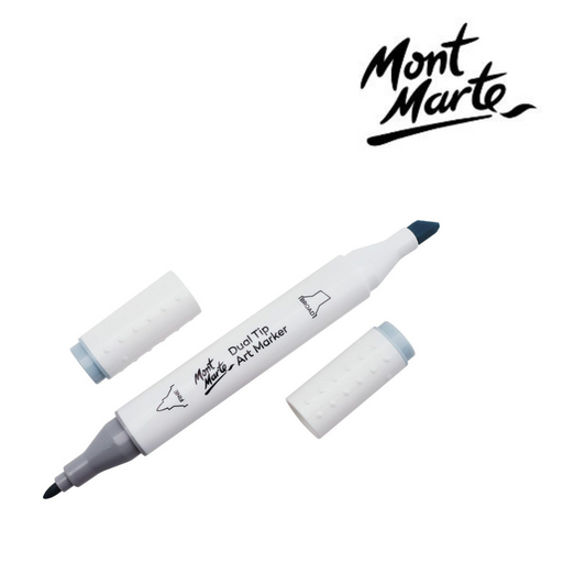 MM Dual Tip Alcohol Art Marker Arctic Grey GY6 with fine and chisel tips for blending, shading and illustration